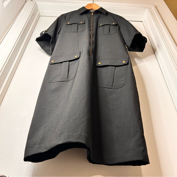 True Envy Black Utility Dress - Size 10 - Picture 3 of 12